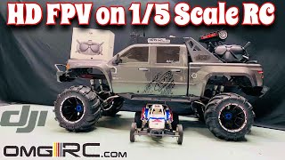 How to amp Running video  DJI Digital FPV System Installed on Redcat Clawback 15th scale OMGRCcom [upl. by Elgar986]