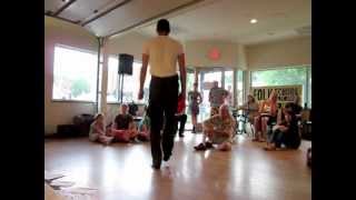 Paul Anderegg Flatfoot dance workshop at Folk School of St Louis [upl. by Attevaj445]