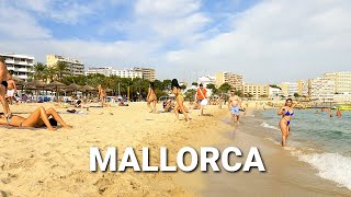 🇪🇦Beach walk in MAGALUF october🏖 MALLORCA  Spain 2023 4K [upl. by Assirolc398]