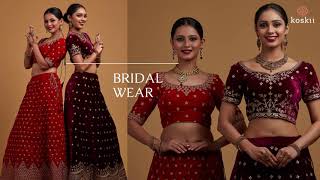 Koskiis Latest Lehenga Collection [upl. by Kurys]