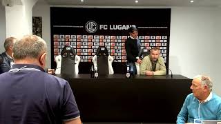 Conferenza Stampa di Mattia CrociTorti dopo FC Lugano  FC LausanneSport [upl. by Gnet]