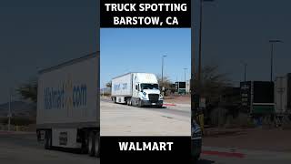 TRUCK SPOTTING 00877  WALMART TRUCK automobile semitrailer trucking [upl. by Martel]