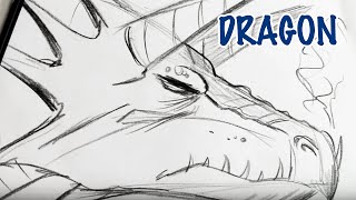 How to Draw a Dragon Step by Step [upl. by Aeet]