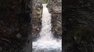 One of the waterfalls on the Grey Mares Tail in the Galloway Forest [upl. by Refanej659]