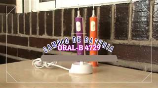 Cambio bateria Cepillo Braun Oral B [upl. by Heymann]