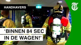 Snelste brandweer van NL in actie  HANDHAVERS 01 [upl. by Anikes]