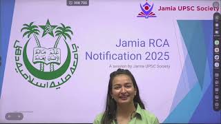 Jamia RCA Notification explained how to register eligibility last date and other help [upl. by Dnomaid211]