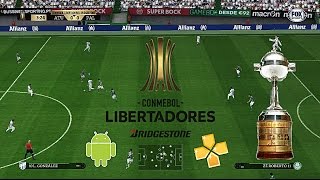 PES LIBERTADORES V20 FULL ACTUALIZADA AL 2017 PARA PPSSPP ANDROID Y PSP [upl. by Lexerd]