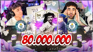 EAFC 24 BIG RIP KARRIEREENDE ☠️ 80 MIO COINS WELTREKORD SBB vs CENK 🔥😱 DER KRASSESTE DISCARD [upl. by Volpe631]