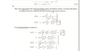 Relativistic Kinetic Energy [upl. by Saxon]