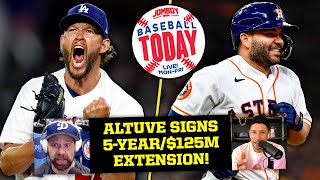 Does Jose Altuve’s extension make sense  Baseball Today LIVE [upl. by Rayford]