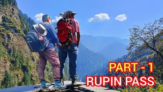 Rupin Pass Trek Oct24  Jiskun to Sangla rupinpass video travel [upl. by Arika]