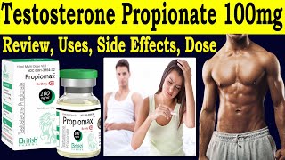 Testosterone propionate injection 100mg  Review Propiomax injection 100 mg  Uses Side Effects [upl. by Ayekam]