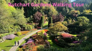 Butchart GardensFull Spring Walking Tour Victoria BC Canada [upl. by Christal551]