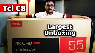 TCL C8 Unboxing amp First Look [upl. by Kcirdor321]