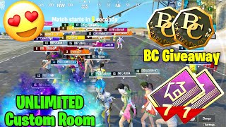 PUBG LITE CUSTOM ROOM BC GIVEAWAY 😍  PUBG MOBILE LITE LIVE  FMG GAMING [upl. by Saraann458]