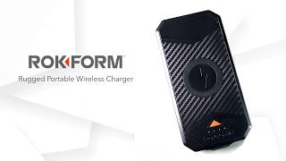 How to use the Rokform Rugged Portable Wireless Charger [upl. by Zaneta]