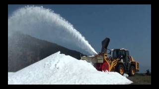 Bantel Liebherr 524 mit Zaugg Schneefräse [upl. by Rosenkrantz323]