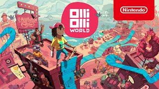 OlliOlli World  Official Gameplay Trailer  Nintendo Switch [upl. by Ahterod]