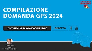 Tutorial Gps 2024 compilazione domanda [upl. by Sidwel792]