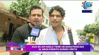 Jim Maelo presenta a su talentoso hijo que tiene un gran parecido a Pedro SuárezVértiz [upl. by Ameerahs866]