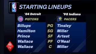 NBA 2K24 🏀 2004 Detroit Pistons vs 1998 Indiana Pacers nba2k24 new 2KLegendsLeague [upl. by Georgeanna]