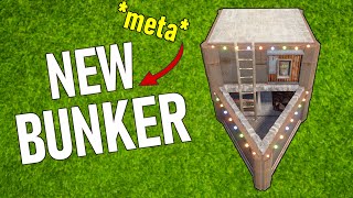 NEW META BUNKER  Expandable Rust Base Design 2023 [upl. by Ardnat]