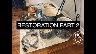 1967 Ludwig Downbeat Restoration Part 2 [upl. by Gensmer]