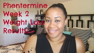 Phentermine Appetite Suppressant Week 2 Results 10 lb total loss [upl. by Kubiak]