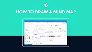 How to Draw a Mind Map Online  Mind Map Tutorial for Gliffys Easy Mind Mapping Software [upl. by Meehar]