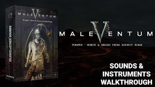 Maleventum Pompeii Kontakt Library  Horns amp Drums of Ancient Rome Complete Walkthrough [upl. by Riaj]