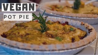 Vegan Pot Pie  Easy Vegan Snacks [upl. by Kcirddes]