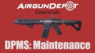 Crosman DPMS SBR How to Maintain Your Airgun [upl. by Imray]