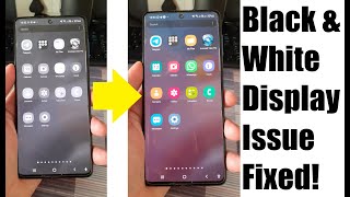 Phone display black and white  Problem solved [upl. by Sigismondo]