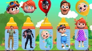 Mom Dad Lets go have fun finding characters Bebefinn Joãzinho Cocomelon Kids Song ‎fabkids9 888 [upl. by Akenihs]