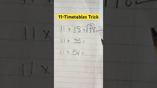 11 timetables tricks to know in 2024 maths [upl. by Lewls]