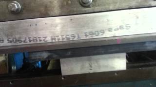 Rubber press forming of rib [upl. by Nnaoj]