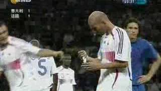 Zinedine Zidane head attack [upl. by Gmur232]