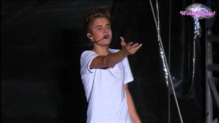 Justin Bieber  Eenie Meenie En El Zocalo De México Oficial HD [upl. by Yalahs]