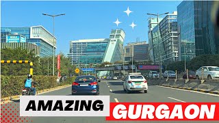 Gurgaon CYBER CITY  Check Out Indias Largest IT Hub and Business Park In Gurugram by Road [upl. by Yarehs227]