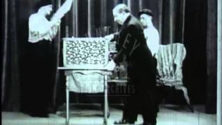 Horace Goldin magician and illusionist 1930s  Film 95 [upl. by Acessej210]