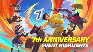 7th Anniversary Event Highlights  Free Fire Official [upl. by Llertac620]