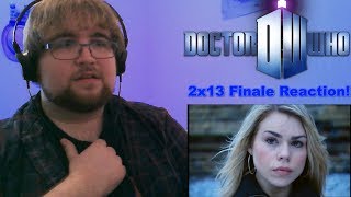 Doctor Who 2x13 quotDoomsdayquot  FINALE REACTION [upl. by Heddie]