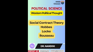 Social Contract Theory Hobbes amp Locke amp Rousseau [upl. by Yoshio]