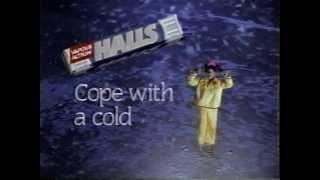 Halls Cough Drops Commercial 1990 [upl. by Torray]