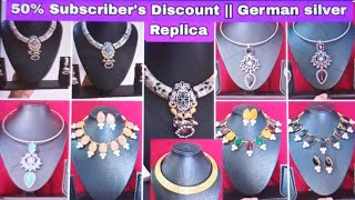 German silver recplica 50 Subscribers discount  s39 [upl. by Eerehc]