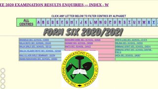 Matokeo ya kidato cha sita 20202021 Form six necta results 20202021 [upl. by Jaret390]