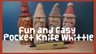 Easy Pocket Knife Whittles [upl. by Oznola]