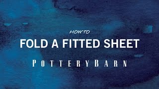 How to Fold a Fitted Sheet [upl. by Ephrayim]