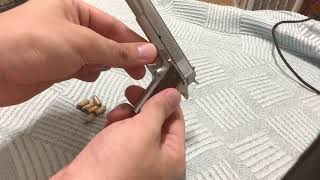 1205 scale model COLT M1911 2 shell ejecting [upl. by Aryajay]